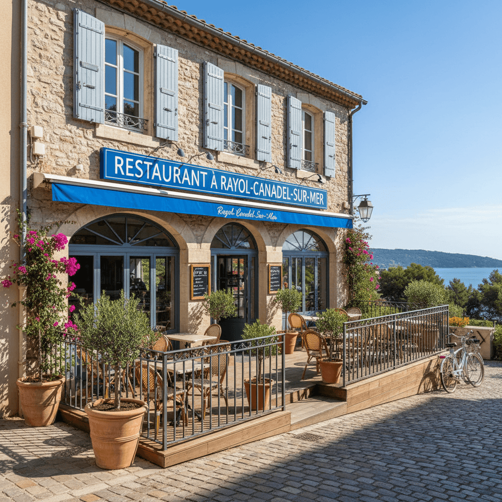 Restaurant 686m² à Rayol-Canadel-Sur-Mer : terrasse - licence IV - Image 1
