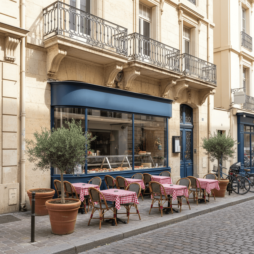 Fast-food à Marseille : terrasse - Image 1