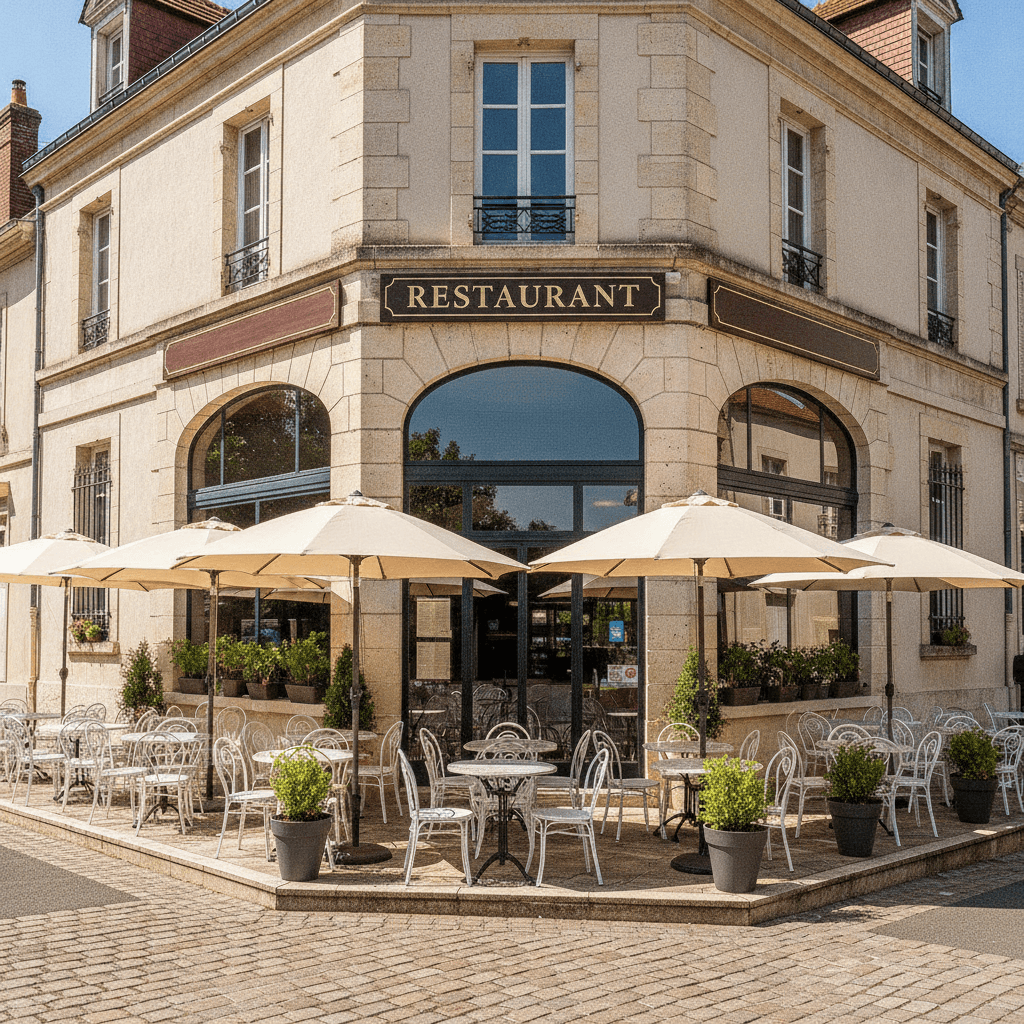 Restaurant 90m² à Mont-Saint-Aignan : terrasse - licence IV - Image 1