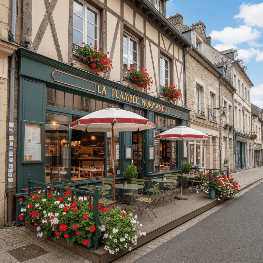 Restaurant 120m² à Lisieux : terrasse - licence IV - Image 1