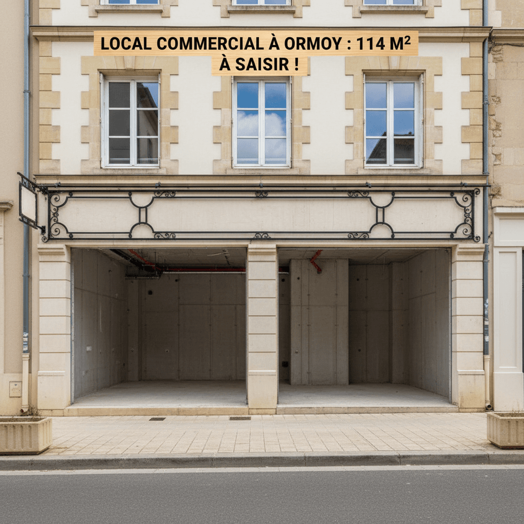 Murs et fonds 114m² à Ormoy - Image 1