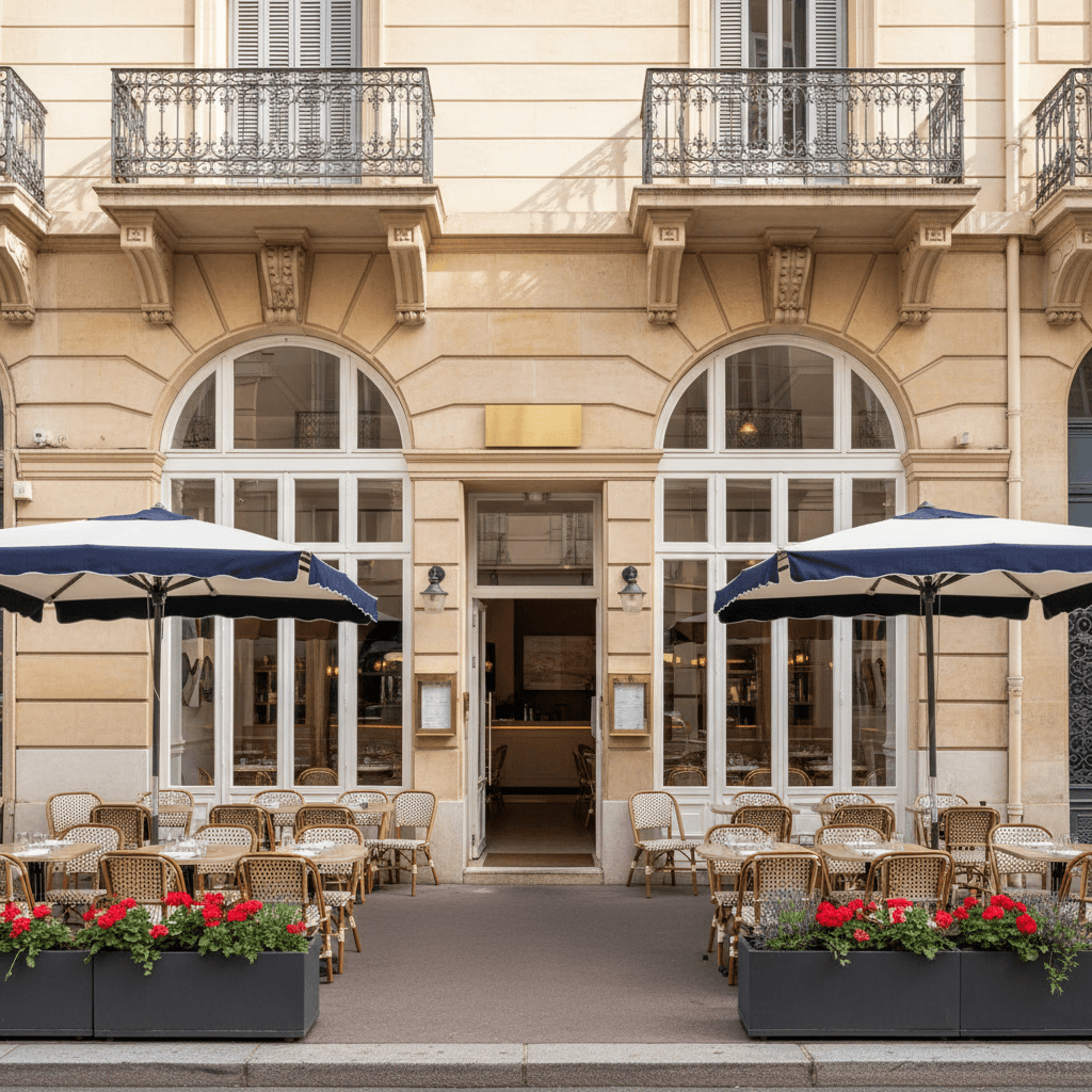 Restaurant 222m² à Nice : terrasse - licence IV