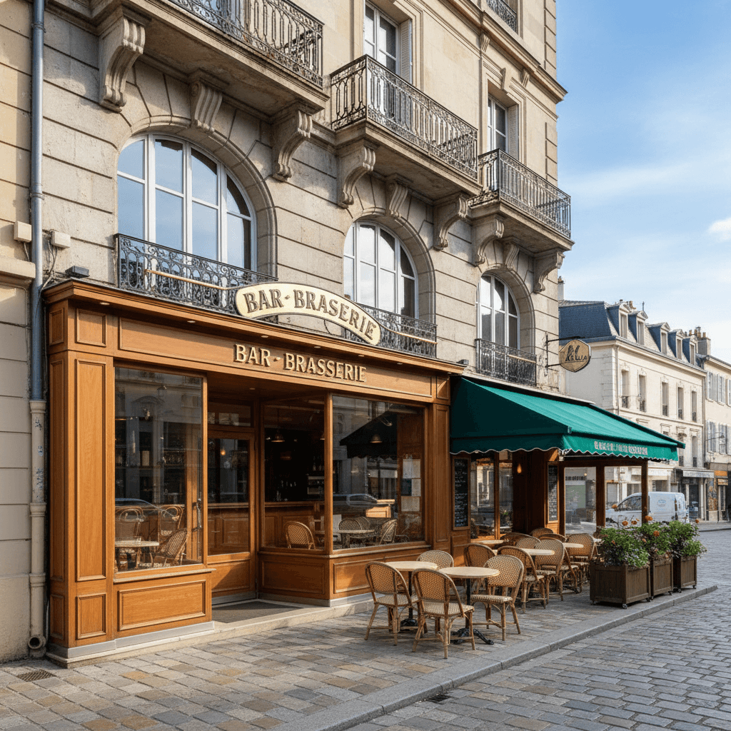 Bar-brasserie 120m² à Aix-Les-Bains : terrasse - licence IV - Image 1