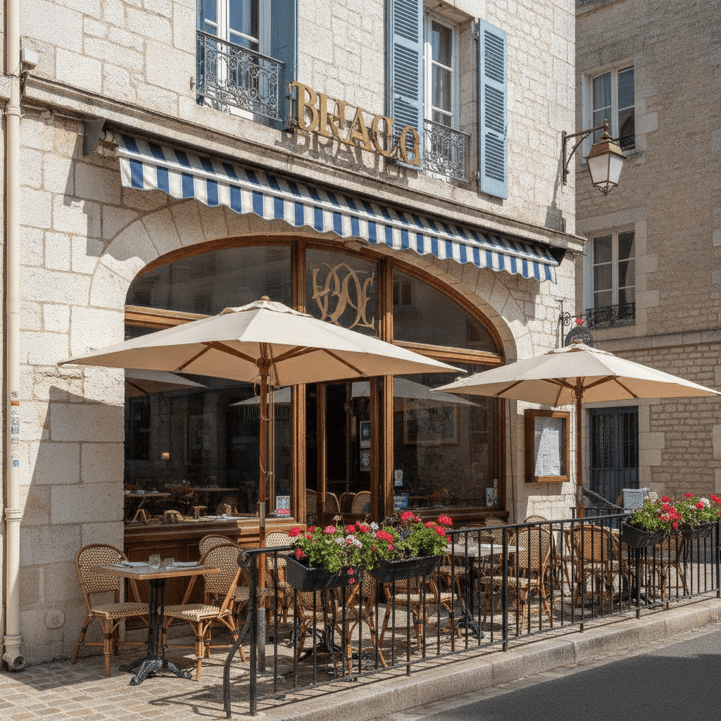 Restaurant 145m² à La Rochelle : terrasse - extraction