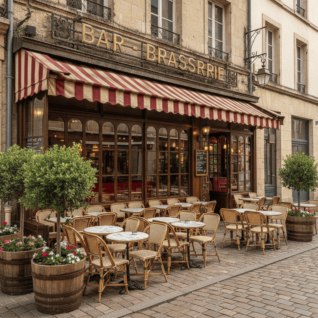 Bar-brasserie 163m² à Tours : terrasse - licence IV - Image 1