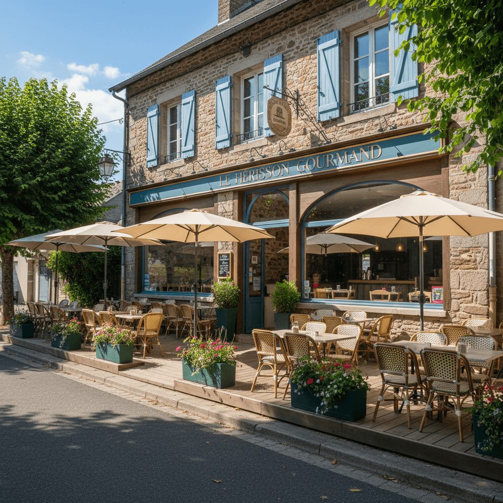 Restaurant 500m² à Bréal-Sous-Montfort : terrasse - licence IV - Image 1