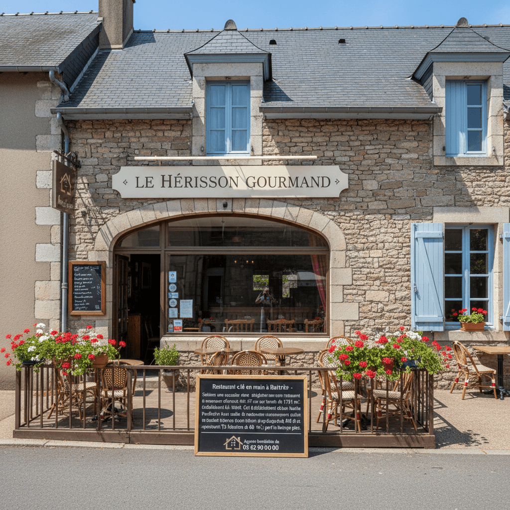 Restaurant 486m² à Bartrès : terrasse - licence IV - Image 1