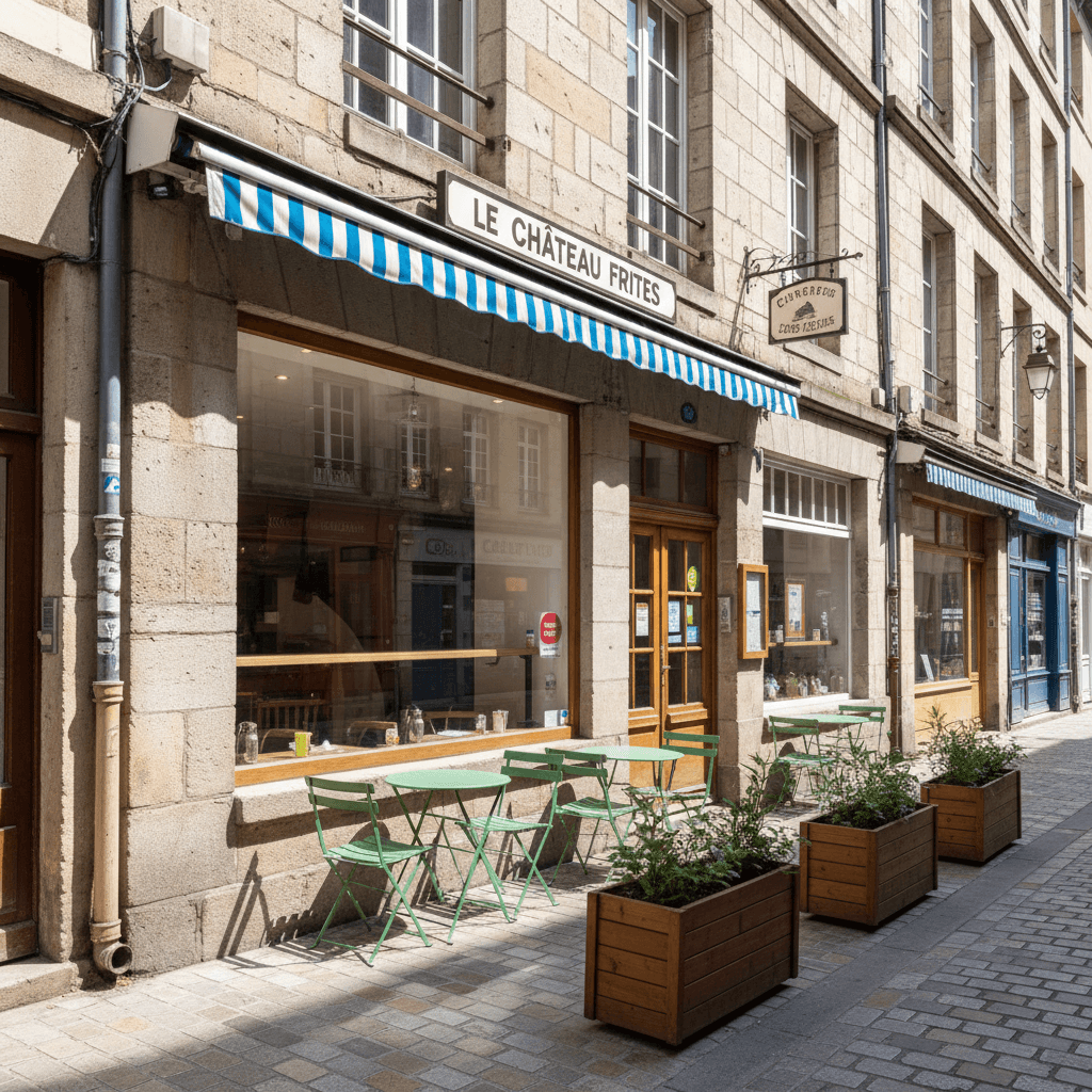 Fast-food 45m² à Nantes : extraction - cuisine équipée