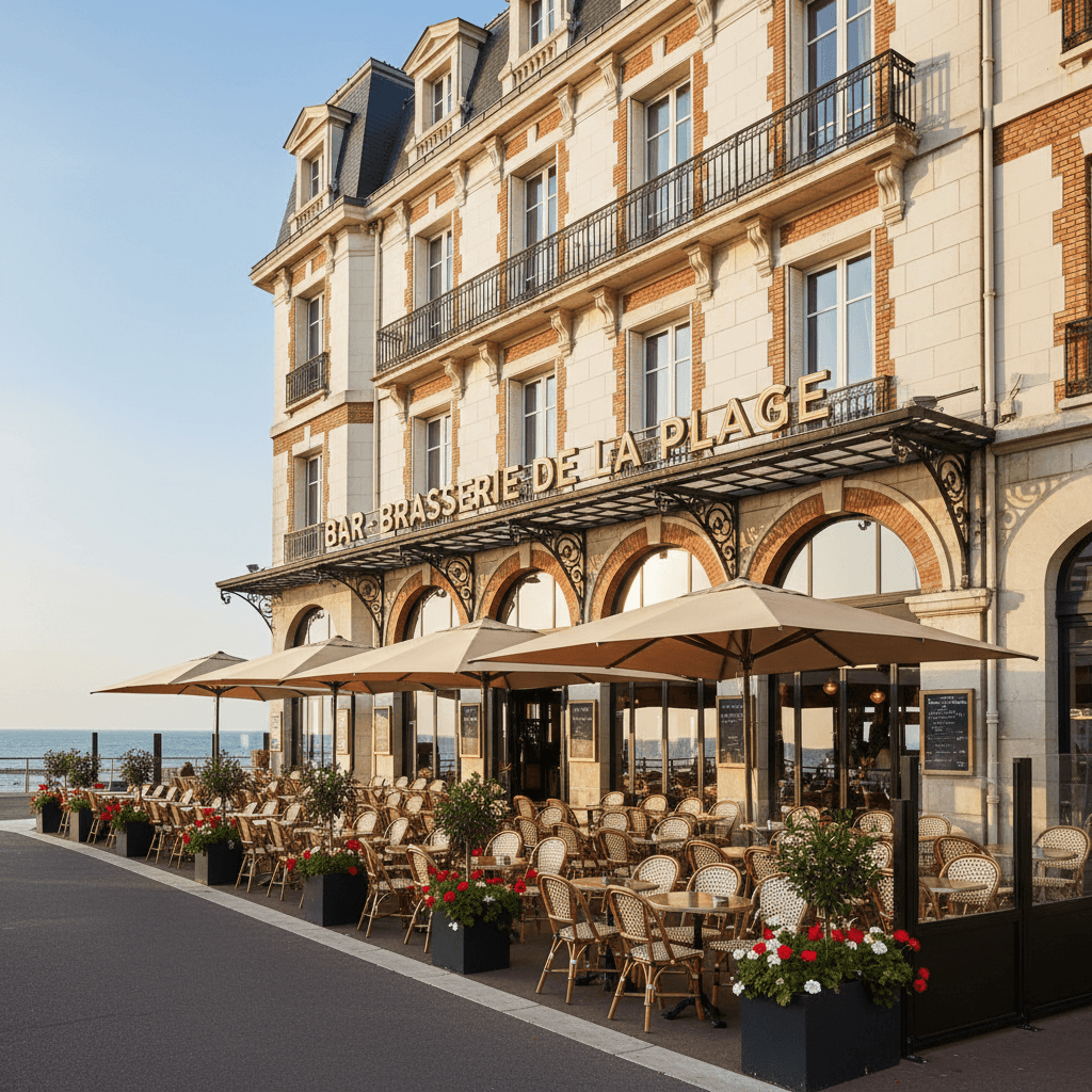 Bar-brasserie 700m² à Royan : terrasse - licence IV