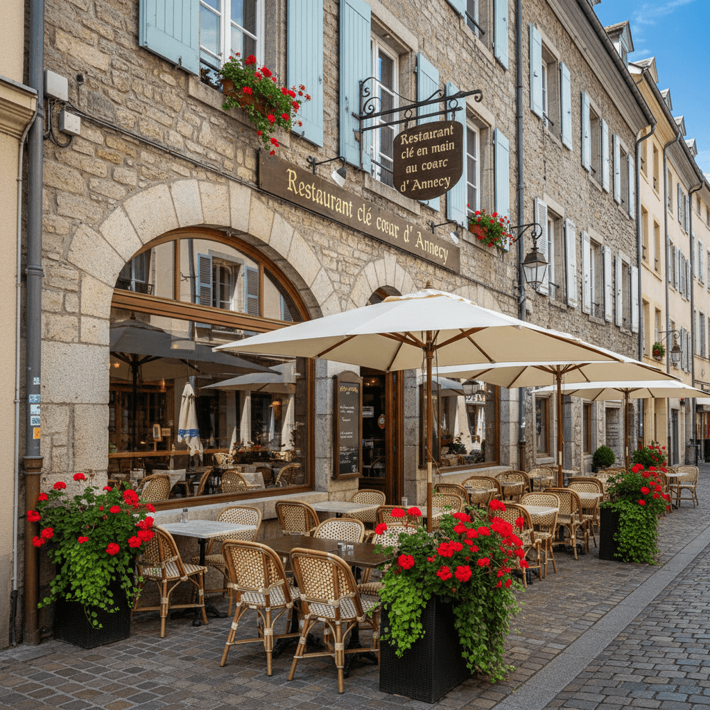 Restaurant 100m² à Annecy : terrasse - licence IV - Image 1