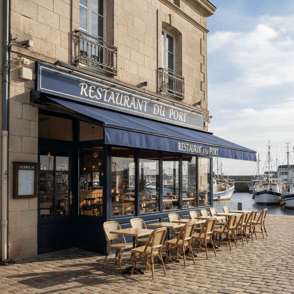Restaurant à Les Sables-D'Olonne : terrasse - licence IV - Image 1