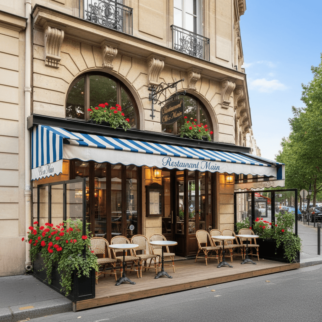 Restaurant clé en main à Paris - 49 m² avec terrasse - Image 1
