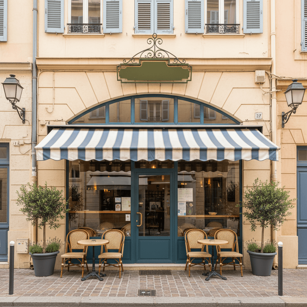 Restaurant 8 couverts à Nice : extraction