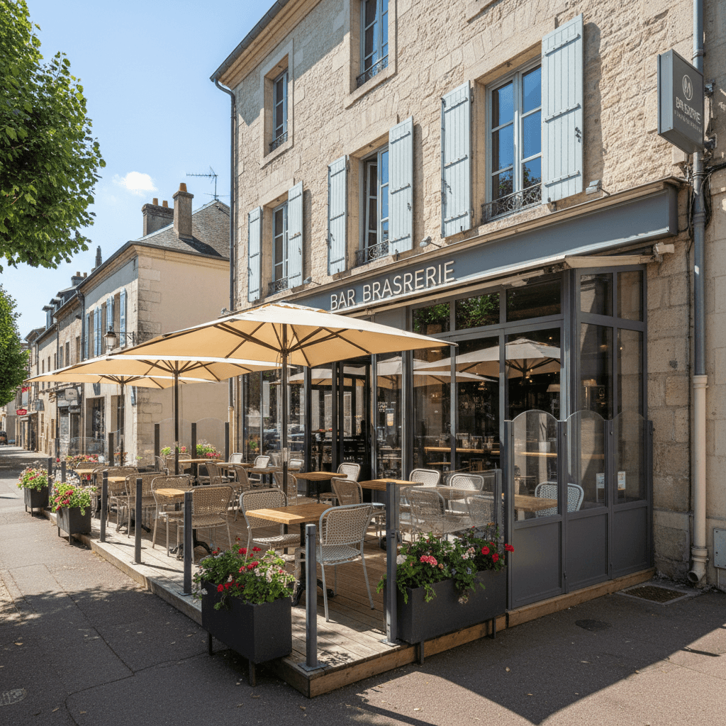 Bar-brasserie à Agen : terrasse - licence IV - Image 1
