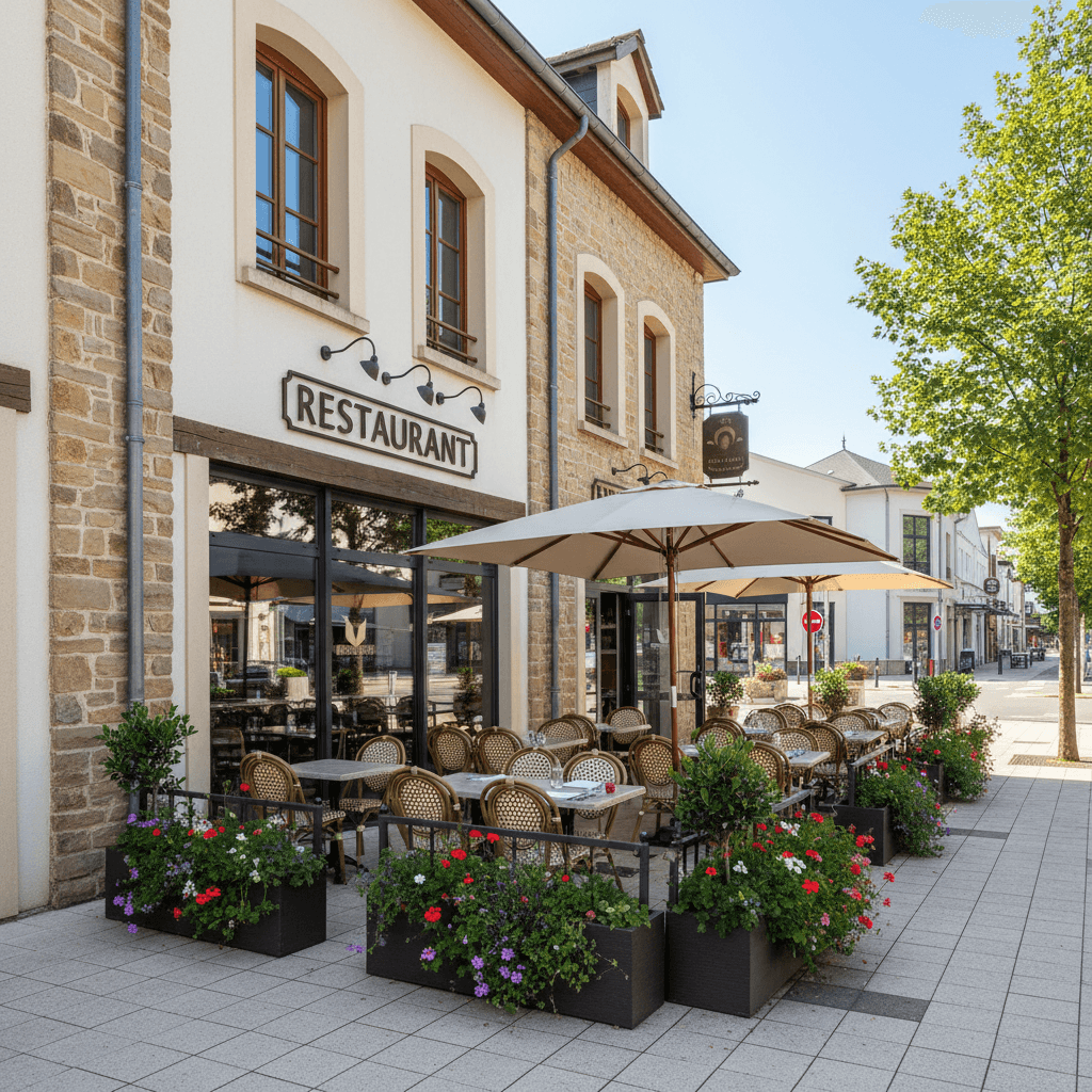 Restaurant 320m² à Tignieu-Jameyzieu : terrasse - Image 1