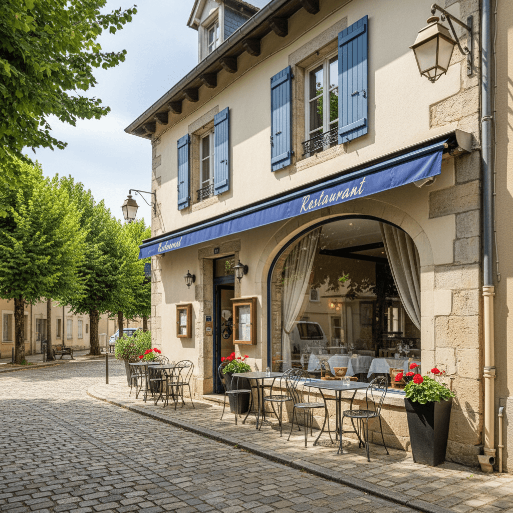 Restaurant à Le Monastère : terrasse - licence IV - Image 1