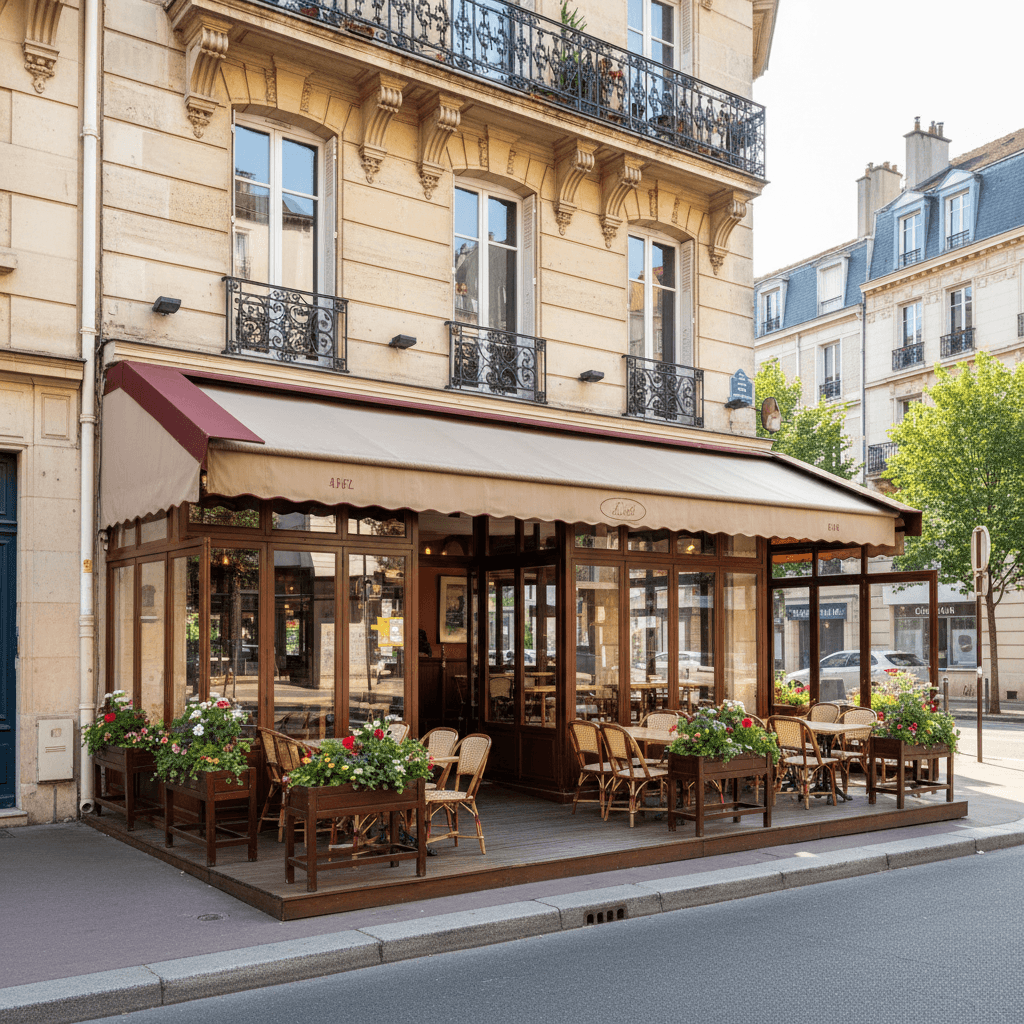 Restaurant 172m² à Asnières-sur-Seine : terrasse - licence IV - Image 1