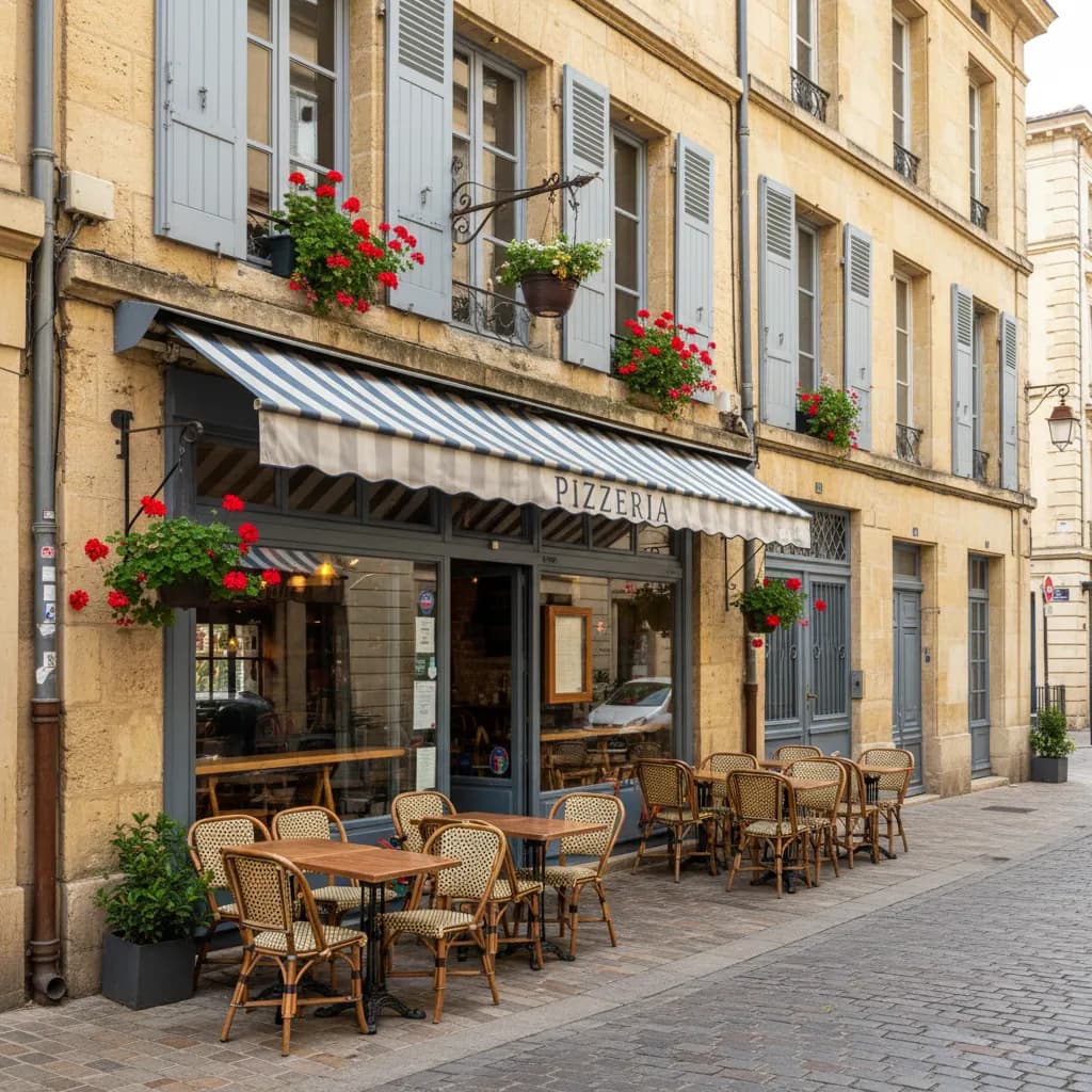 Restaurant 140m² à Bordeaux : terrasse - cuisine équipée - Image 1
