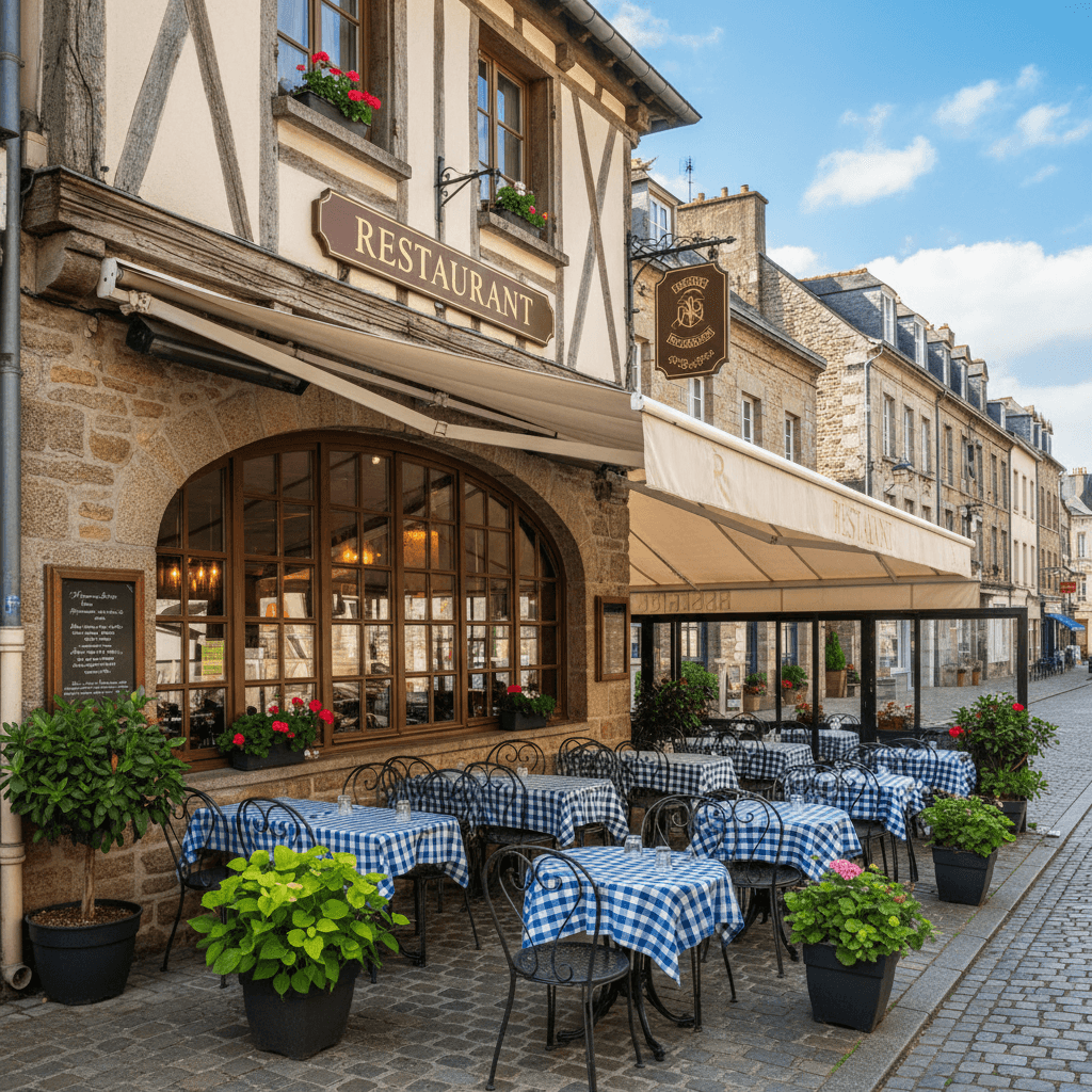 Restaurant à Vannes : terrasse - licence IV - Image 1