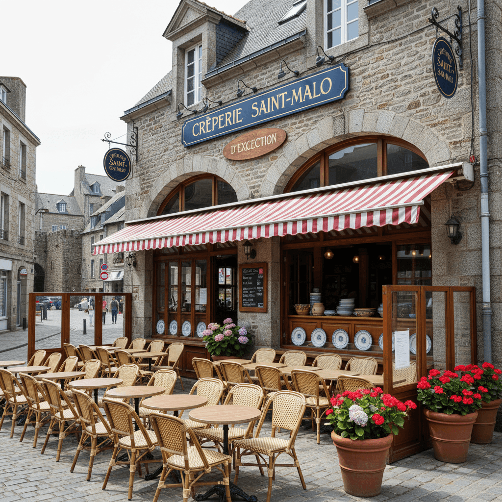 Restaurant à Saint-Malo : terrasse - Image 1
