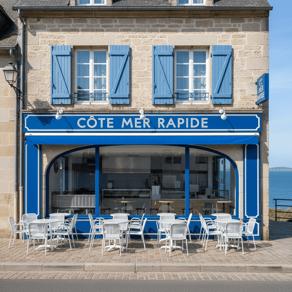 Fast-food 80m² à Clohars-Carnoët : terrasse - licence IV - Image 1