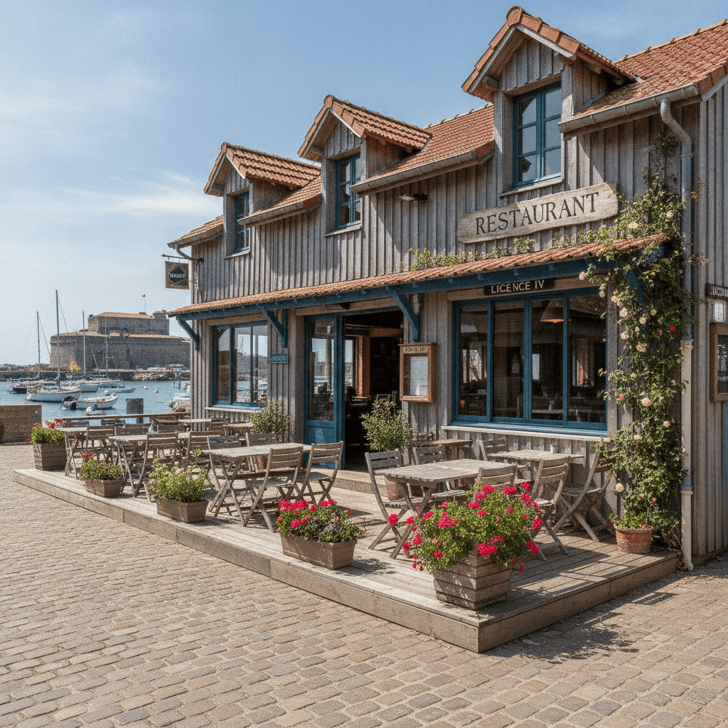 Restaurant 212m² à Le Château-D'Oléron : terrasse - licence IV - Image 1