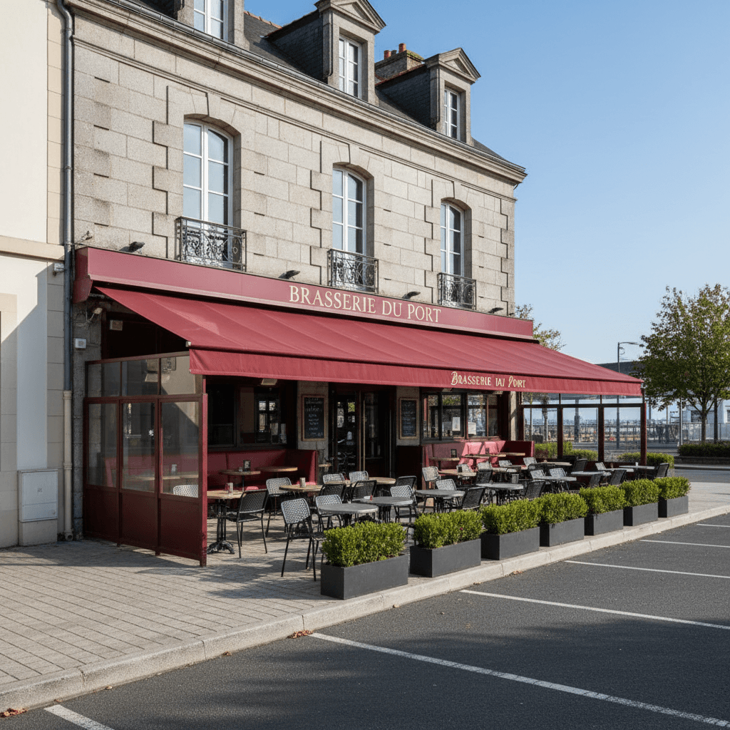 Bar-brasserie à Saint-Brieuc : terrasse - licence IV - Image 1