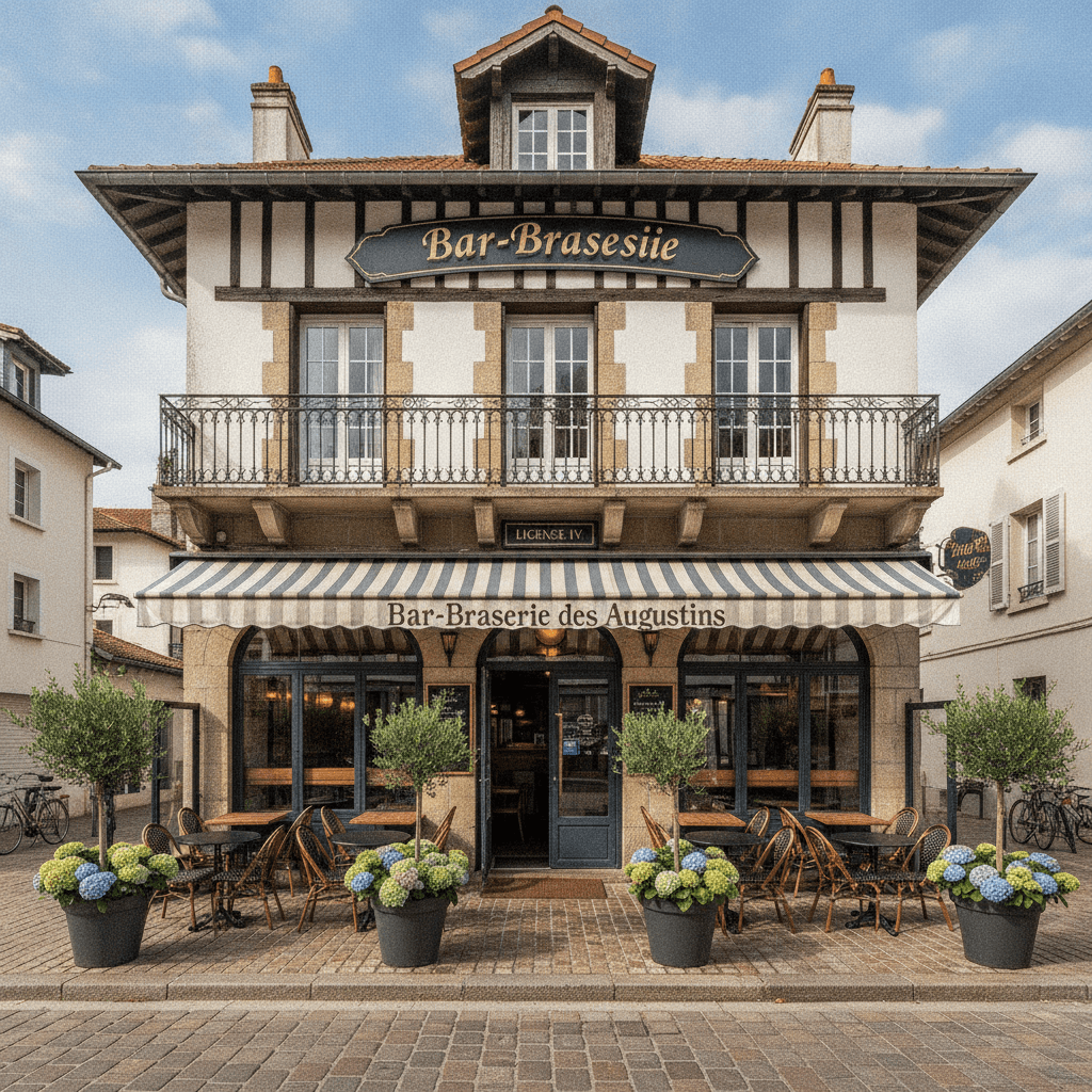 Bar-brasserie 200m² à Biarritz : terrasse - licence IV - Image 1