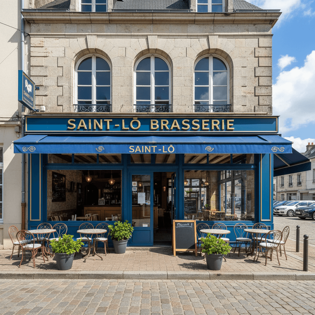 Bar-brasserie à Saint-Lô : terrasse - licence IV - Image 1