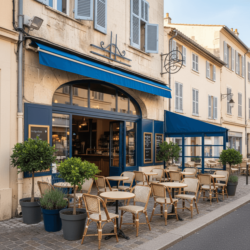 Bar-brasserie 62m² à Antibes : terrasse - licence IV - Image 1