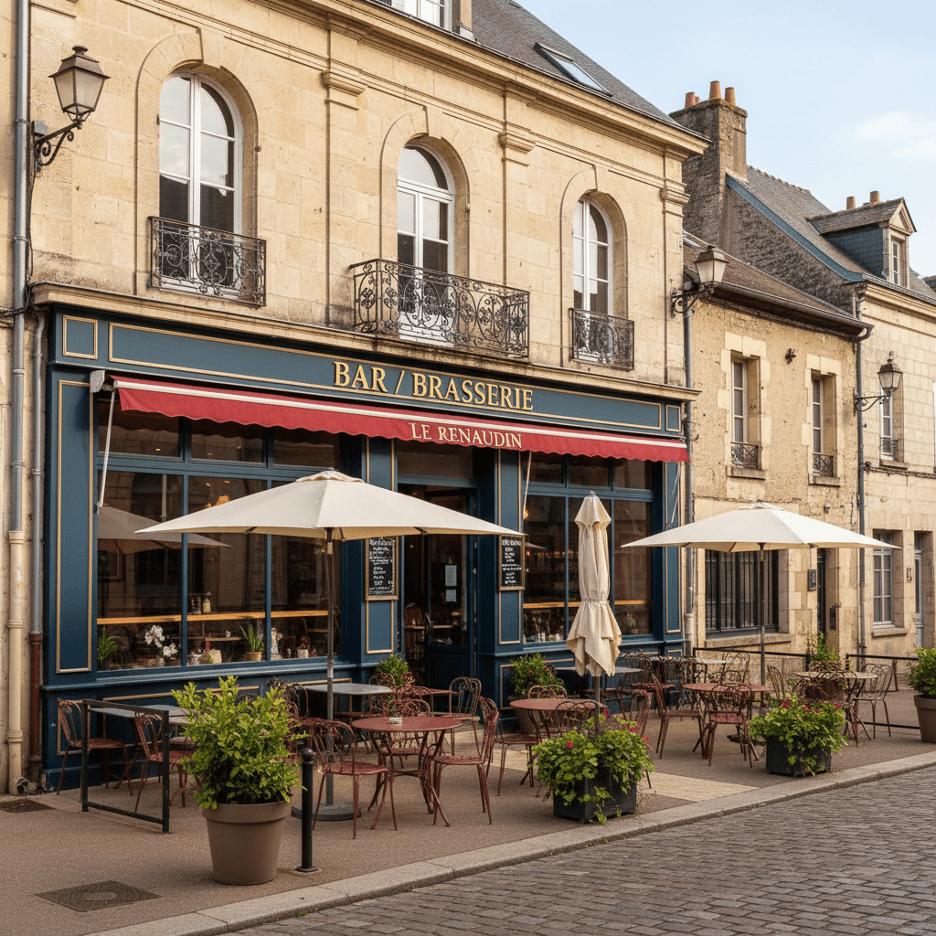 Bar-brasserie 623m² à Saint-Georges-De-Reneins : terrasse - licence IV - Image 1