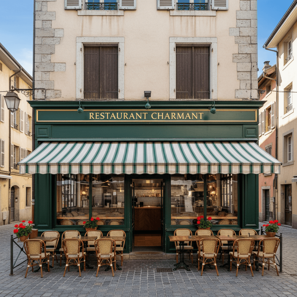 Restaurant 70m² à Annecy : terrasse - licence IV - Image 1