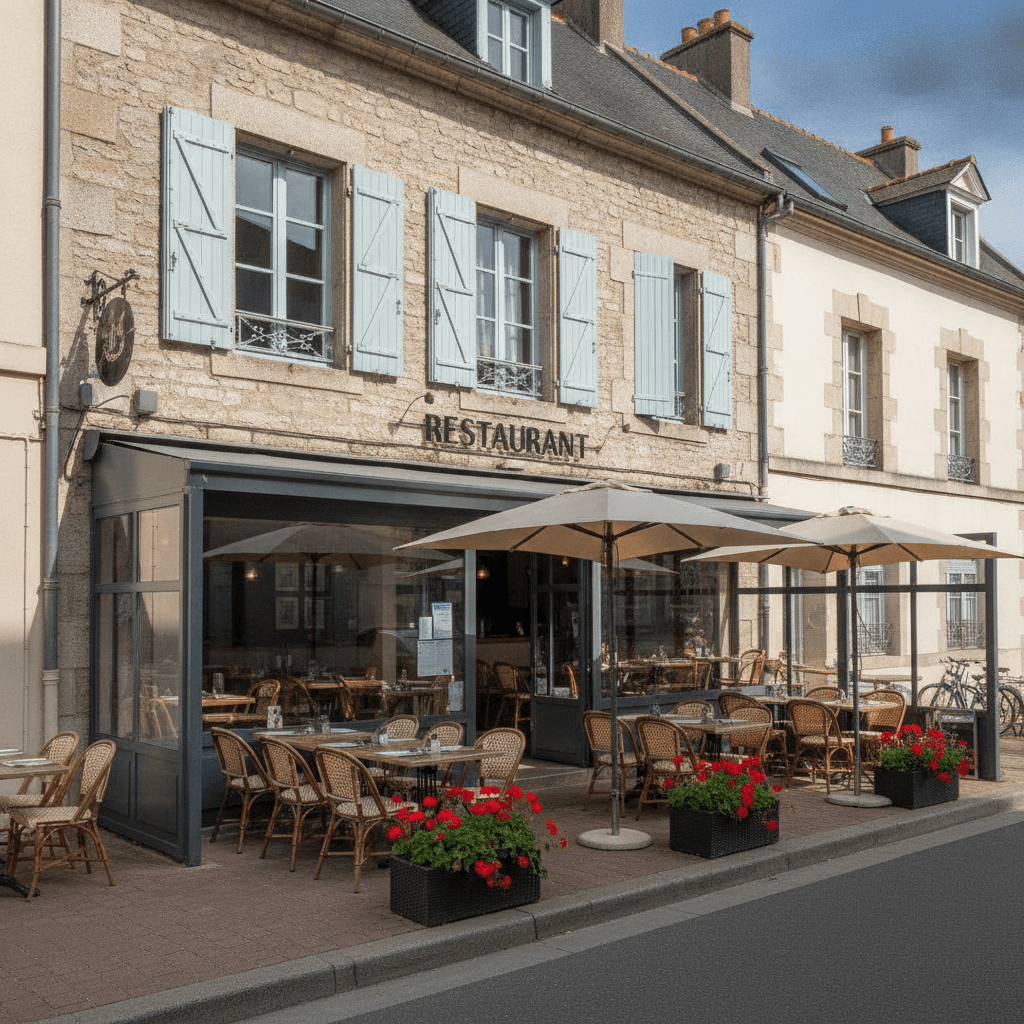 Restaurant 130m² à Les Sables-D'Olonne : terrasse - extraction - Image 1