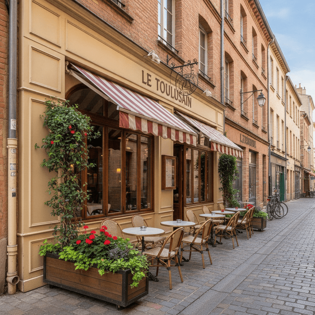 Restaurant 135m² à Toulouse : terrasse - licence IV