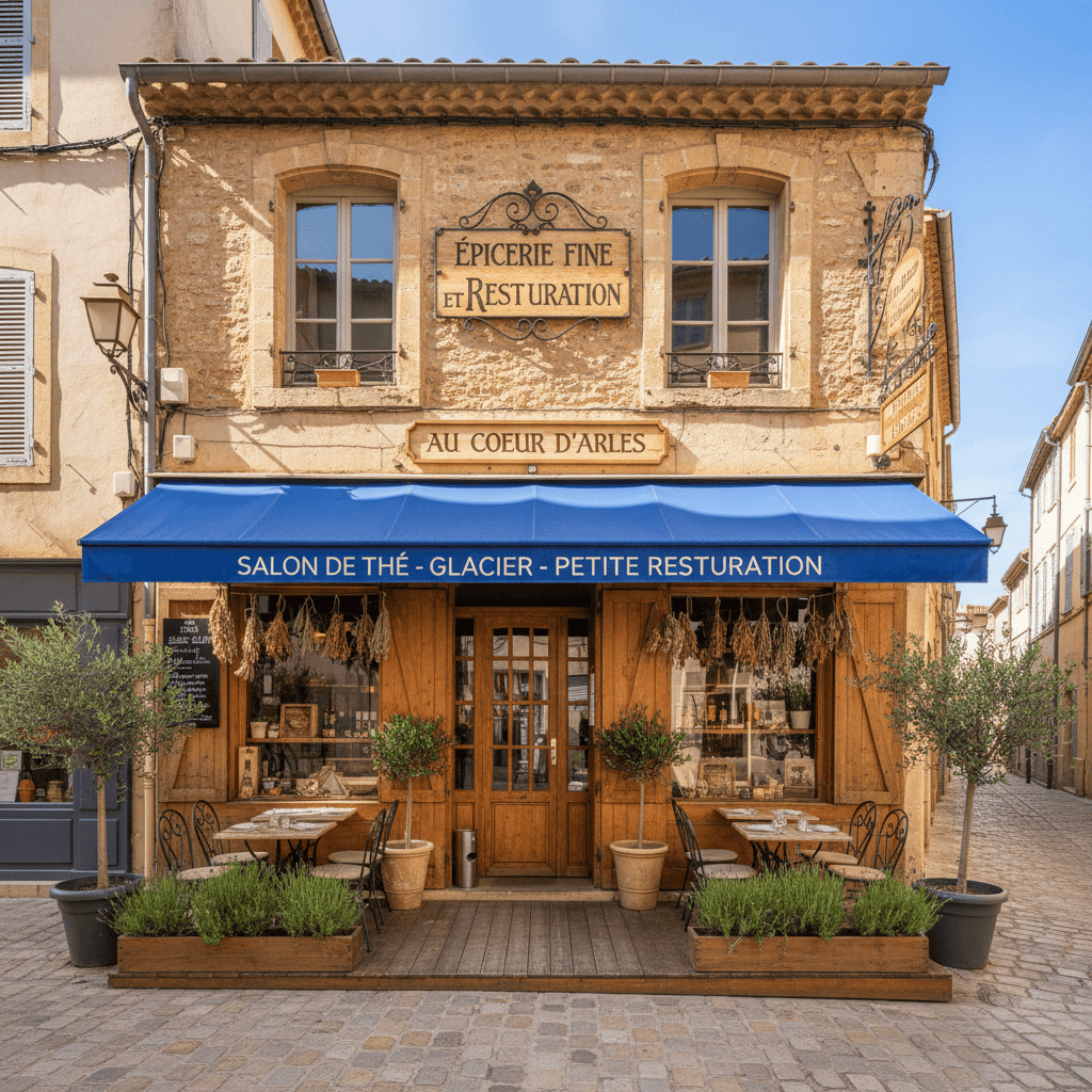 Snack à Arles : terrasse - Image 1