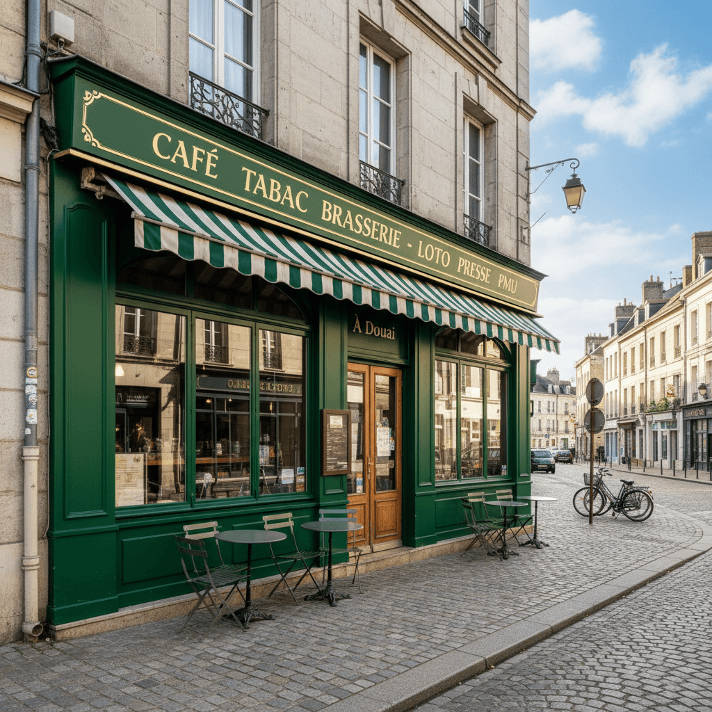 Bar-brasserie 80m² à Douai : terrasse - licence IV - Image 1
