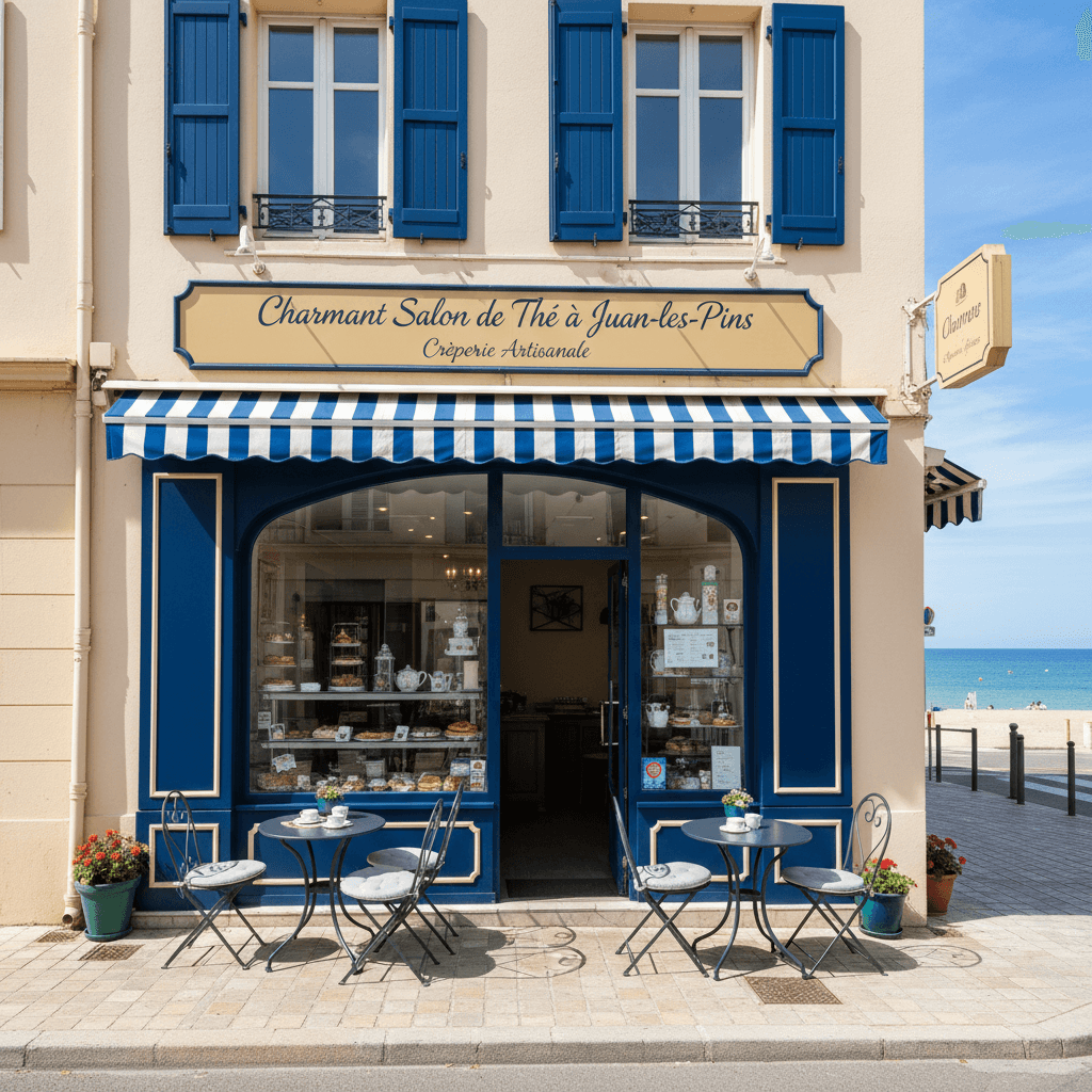 Snack 58m² à Antibes : terrasse - Image 1