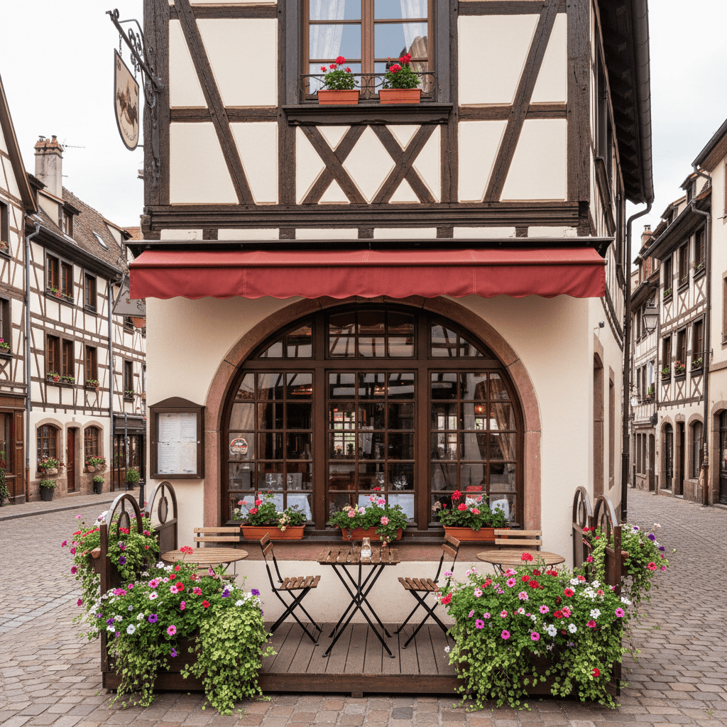 Restaurant 185m² à Strasbourg : terrasse - licence IV