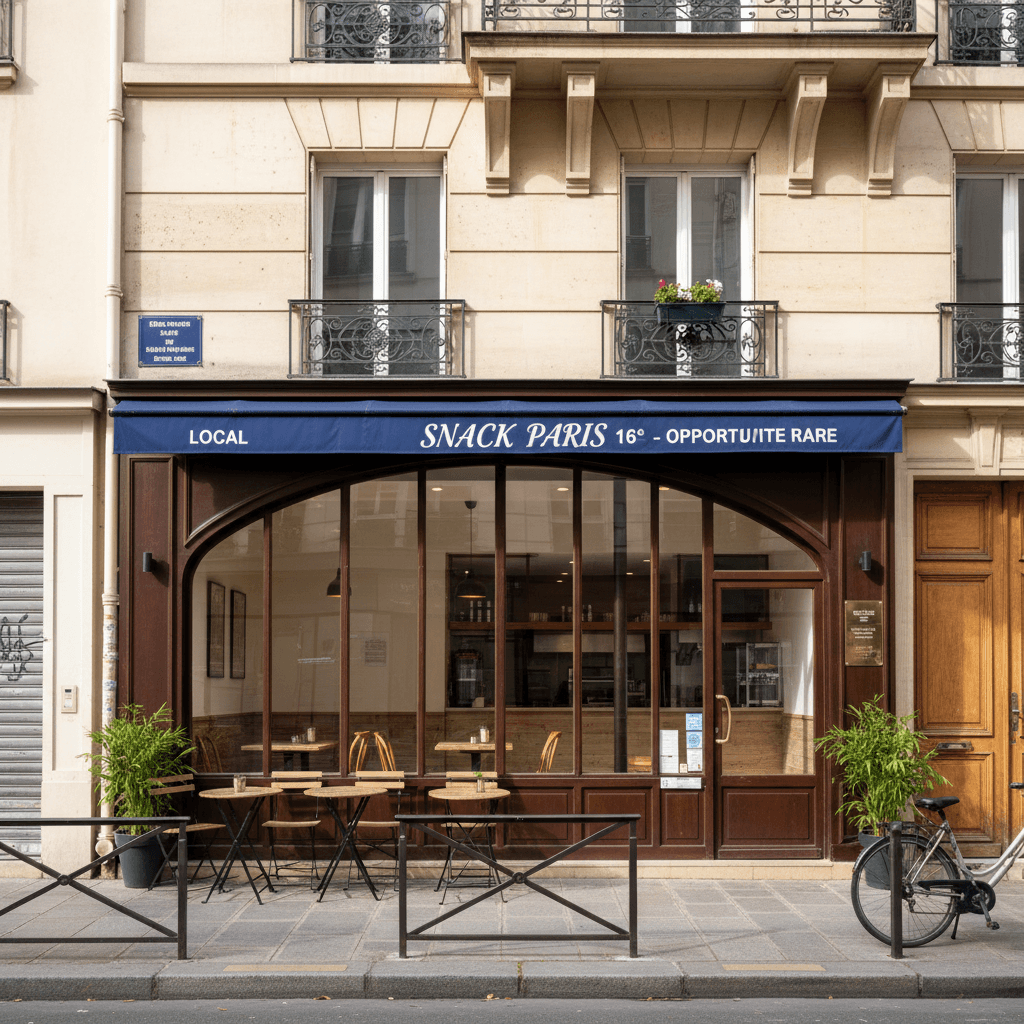 Local Restauration à Paris 16ᵉ - Opportunité Rare