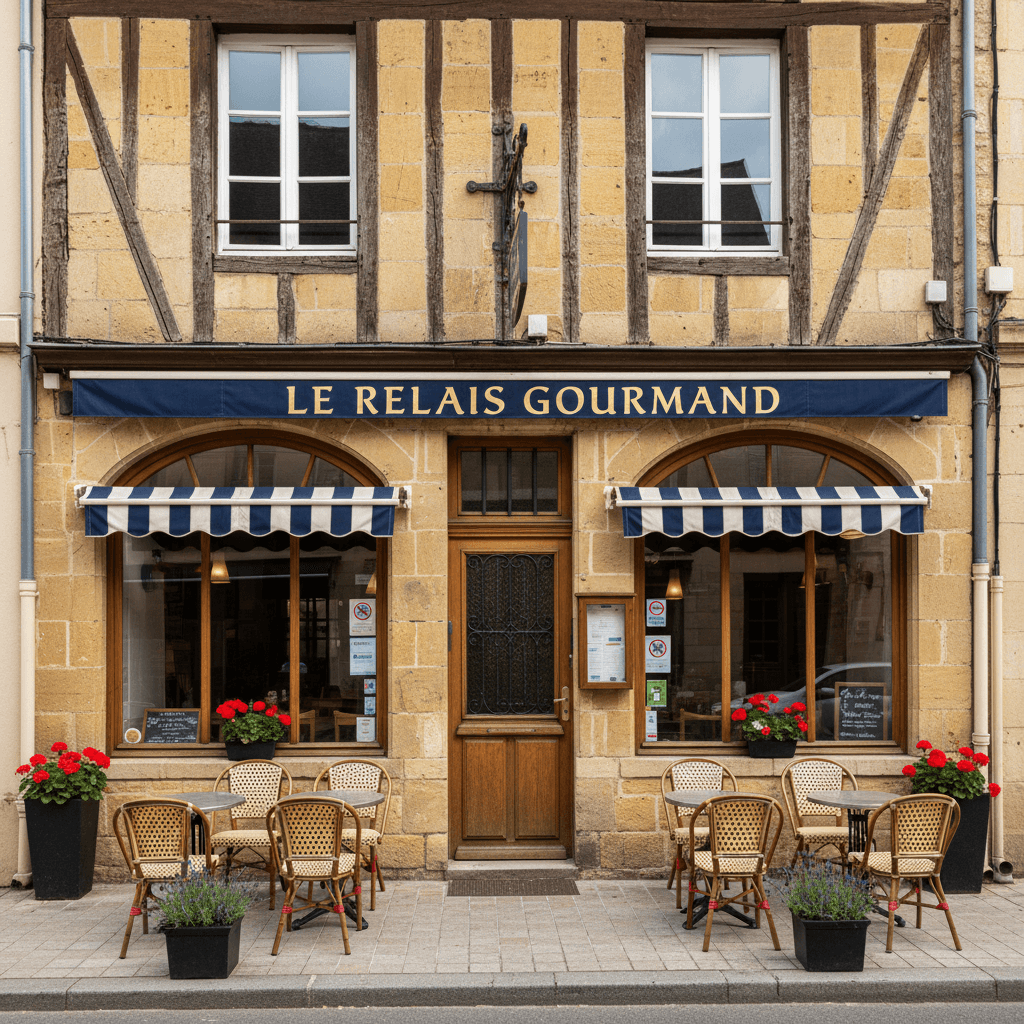 Restaurant à Bayeux : terrasse - licence IV - Image 1