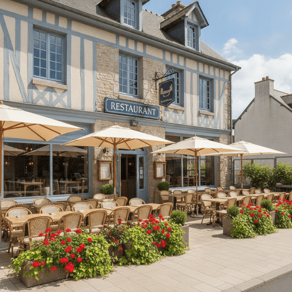 Restaurant 100m² à Agon-Coutainville : terrasse - licence IV - Image 1