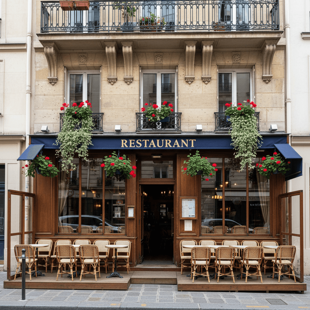 Restaurant clé en main à Paris avec terrasse