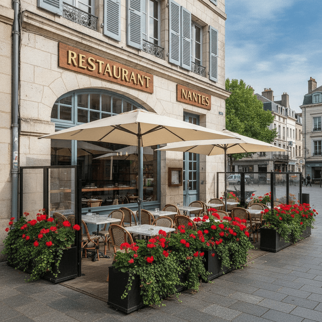 Restaurant 171m² à Nantes : terrasse - licence IV - Image 1
