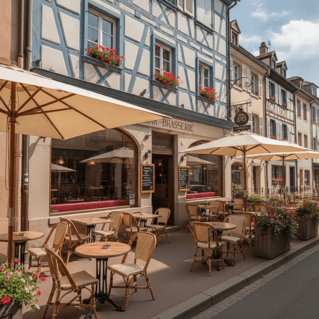 Bar-brasserie 68m² à Colmar : terrasse - licence IV - Image 1