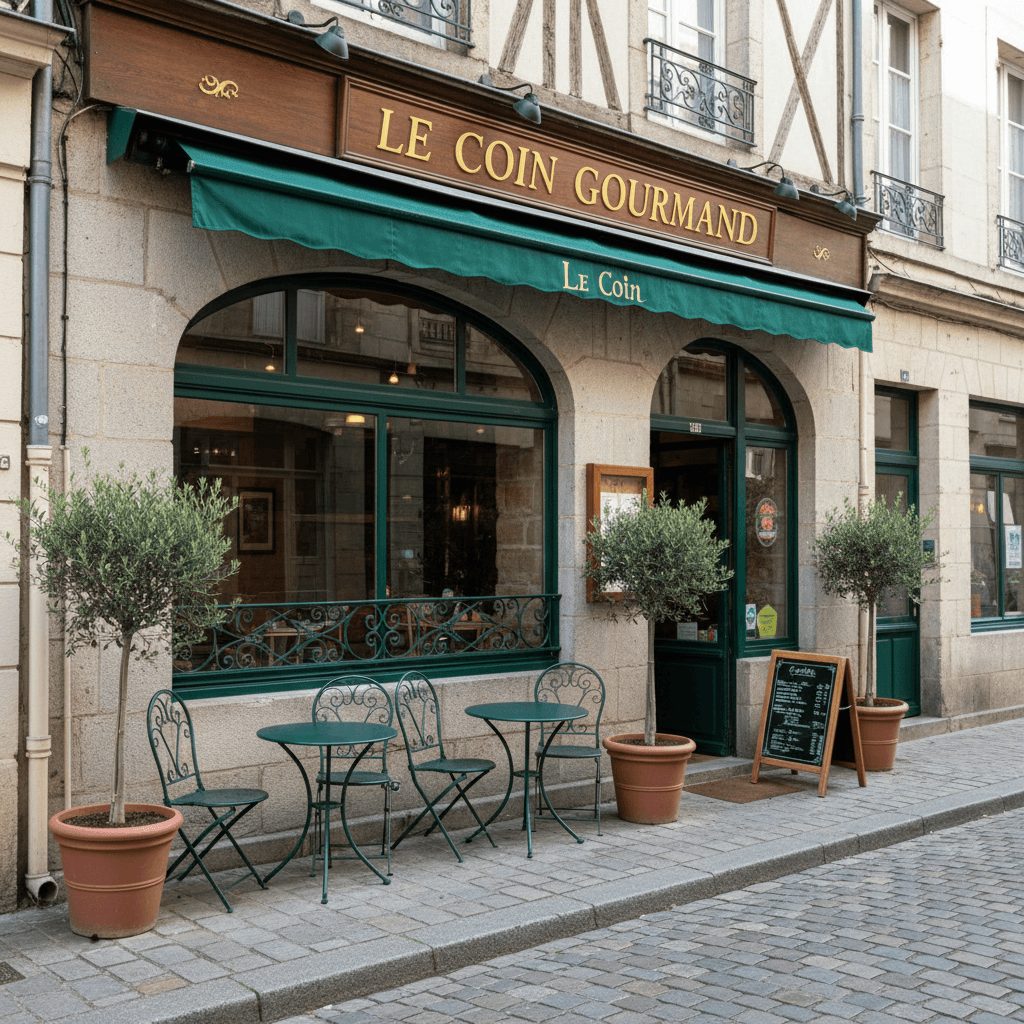 Restaurant 40m² à Rennes : terrasse - cuisine équipée