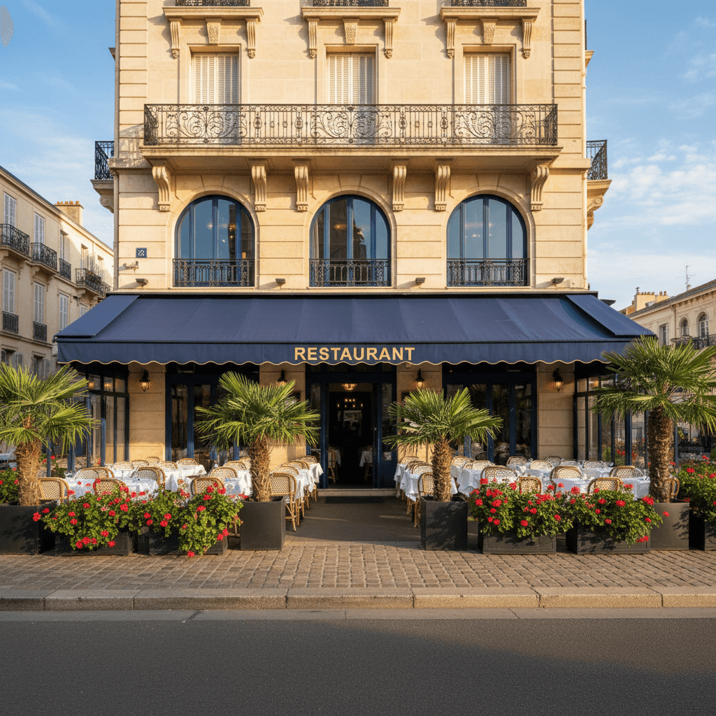 Restaurant à Cannes : terrasse - licence IV - Image 1