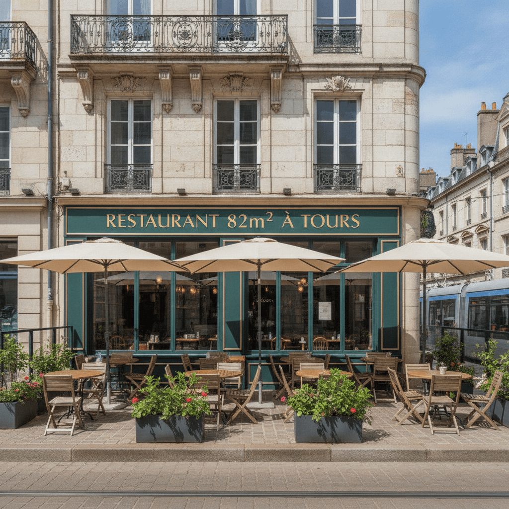 Restaurant 82m² à Tours - Image 1
