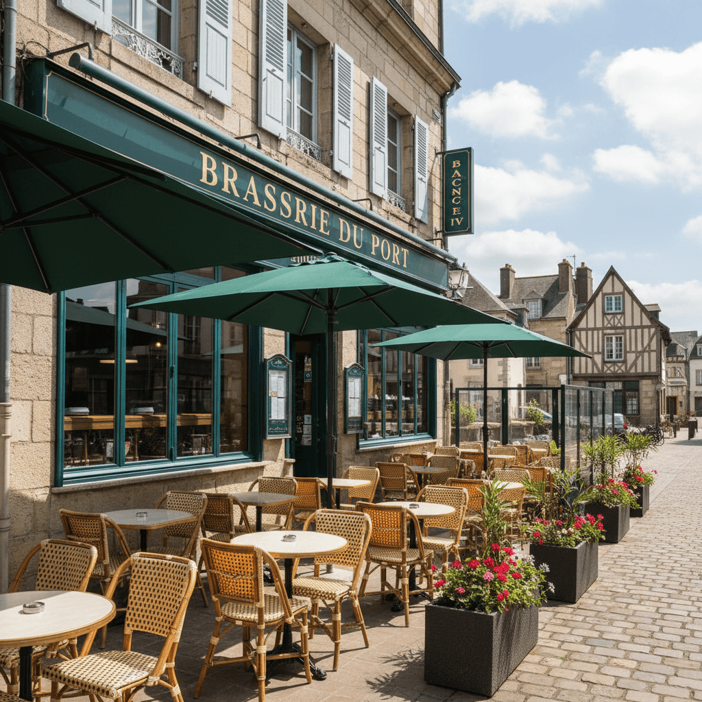 Bar-brasserie à Vannes : terrasse - licence IV - Image 1