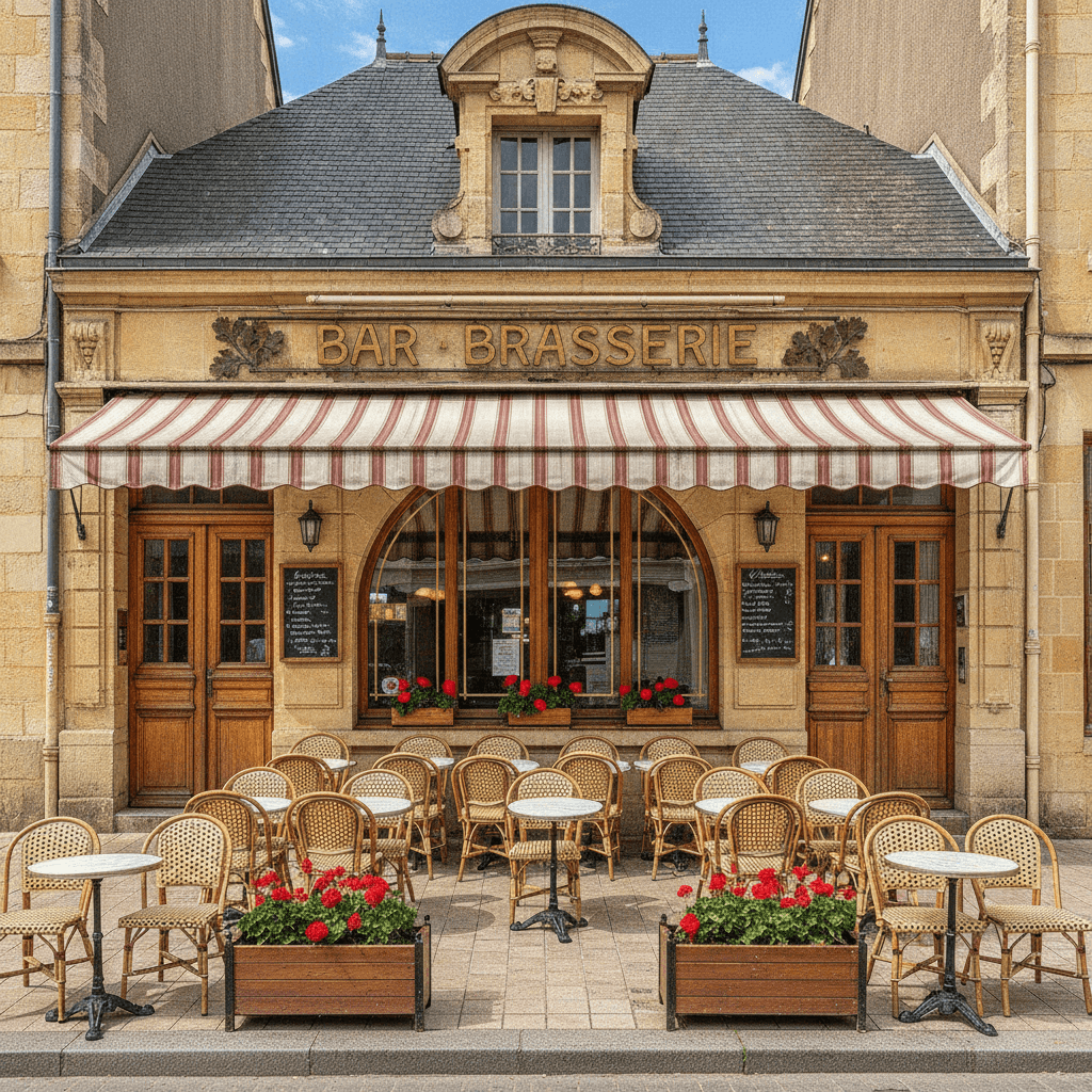 Bar-brasserie 75m² à Caen : terrasse - cuisine équipée - Image 1