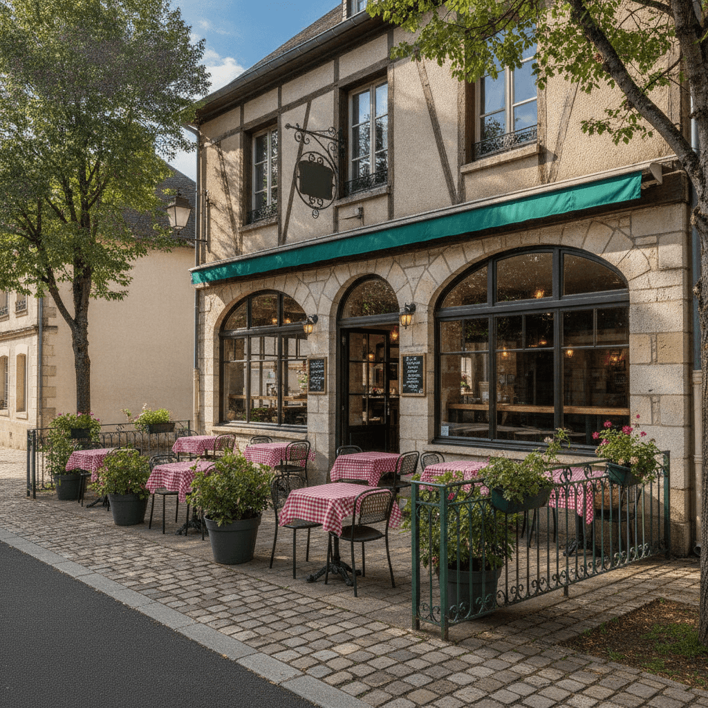 Bar-brasserie 150m² à Saint-Amour : terrasse - licence IV - Image 1